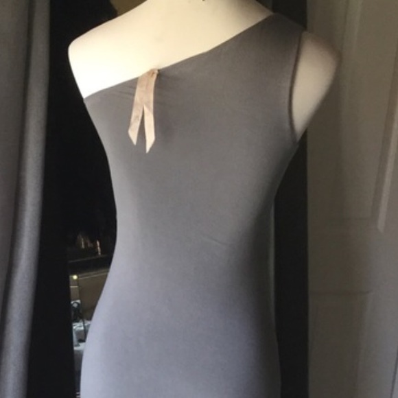 Bailey 44 one shoulder grey dress - Picture 3 of 4
