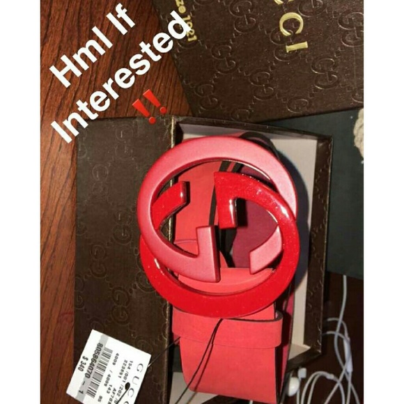 Gucci Suede Belt - Picture 1 of 2