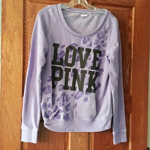Well loved pink brand sweatshirt. Lavender