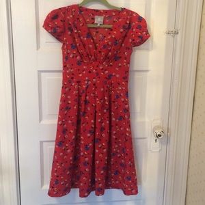 Basque Floral Dress from Hi There