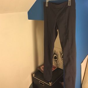 High Waist Gray Skinny Pants