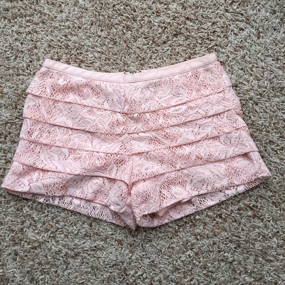 Light Pink Laced Short