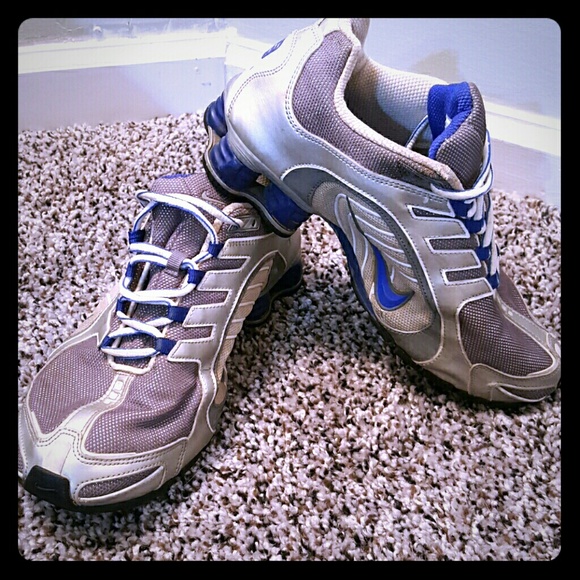 Silver Sparkle Nike Shox!