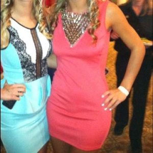 Beautiful coral dress