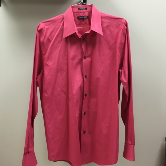 Men's Pink Button Up