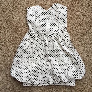 Polka Dot Pleats Dress