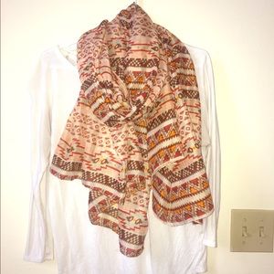 Tribal print scarf