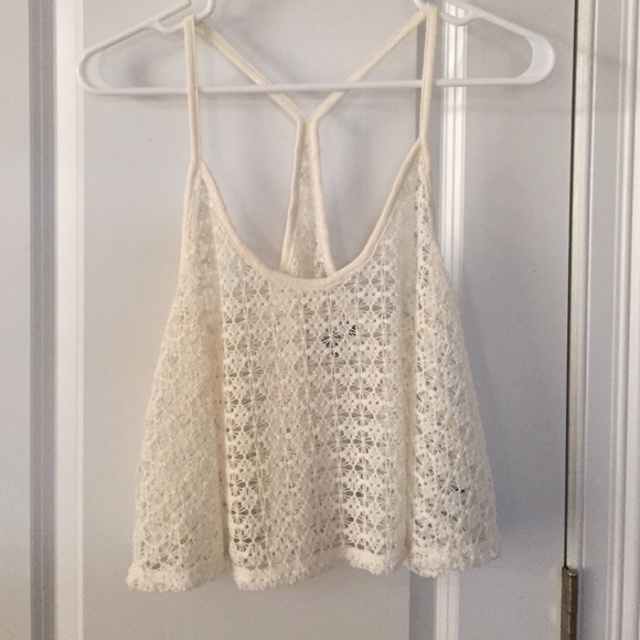 PINK crochet top