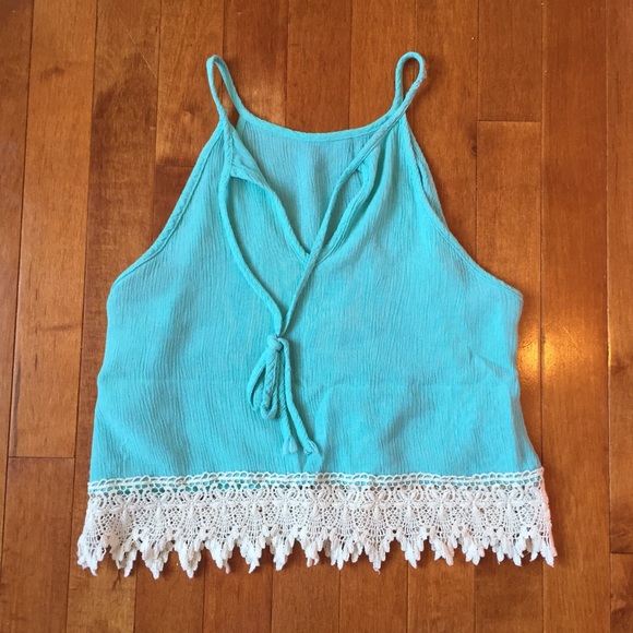 Blue Crop Top 💙😱