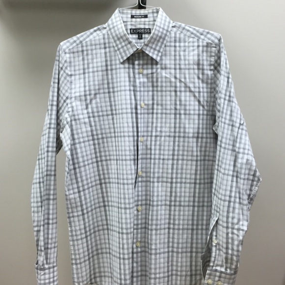 Men's plaid dress button up