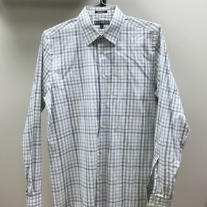 Men's plaid dress button up