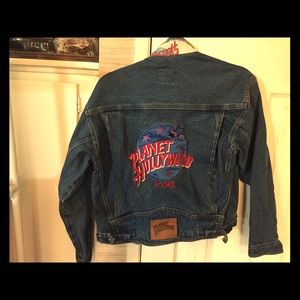 Planet Hollywood jean jacket from Rome
