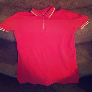 A|X Armani exchange short sleeve zip up