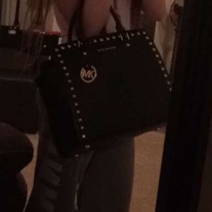 Michael Kors Selma studded cross body bag