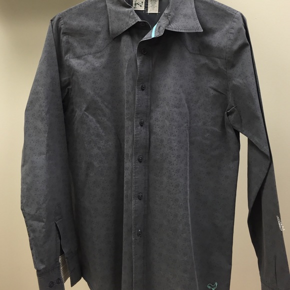 Men's paisley button up