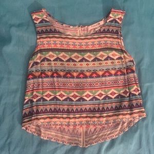 Aztec Crop Top