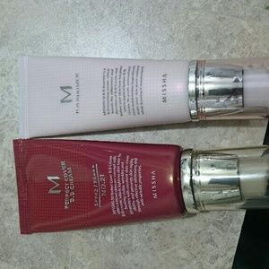 Missha bb cream and bb boomer