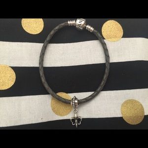 Pandora leather bracelet