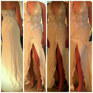 Stunning White Evening Gown