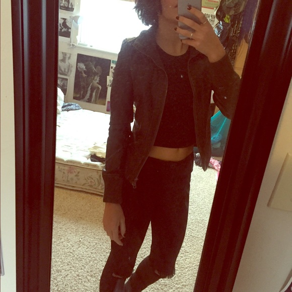 Leather jacket