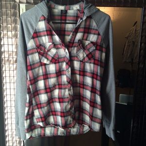 Plaid hoodie