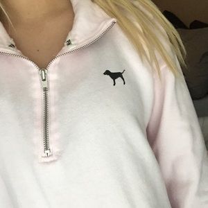 VS Pink Half-zip