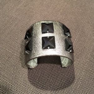 Silver cuff bracelet