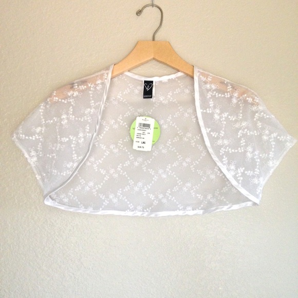 White Lace Shrug- Windsor