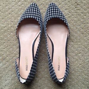 Black & White Patterned Sole Society Flats