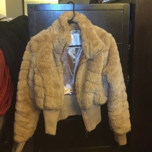 Arden B faux fur jacket