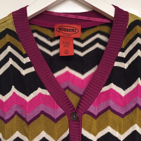 Multi-Colored Missoni for Target Cardigan - Picture 2 of 3