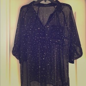 Black starred express top