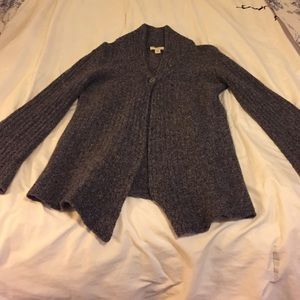 Henri Bendel SPA grey wool and cashmere sweater