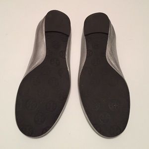 Tory Burch Shoes - Tory Birch Silver Reva Flats Tory Burch Shoes - Tory Birch Silver Reva Flats