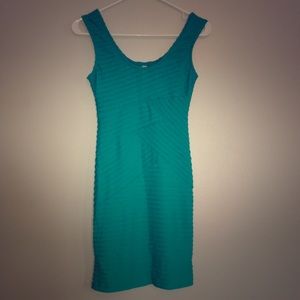 Ribbed body con dress