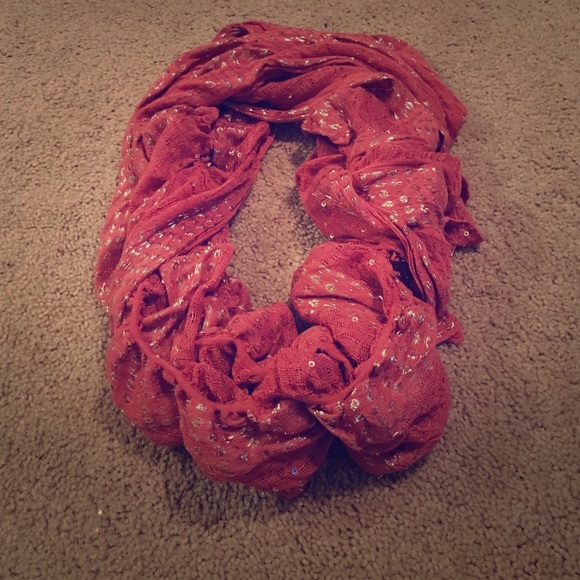 Pink Sequent Scarf