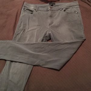 Grey skinny jeans