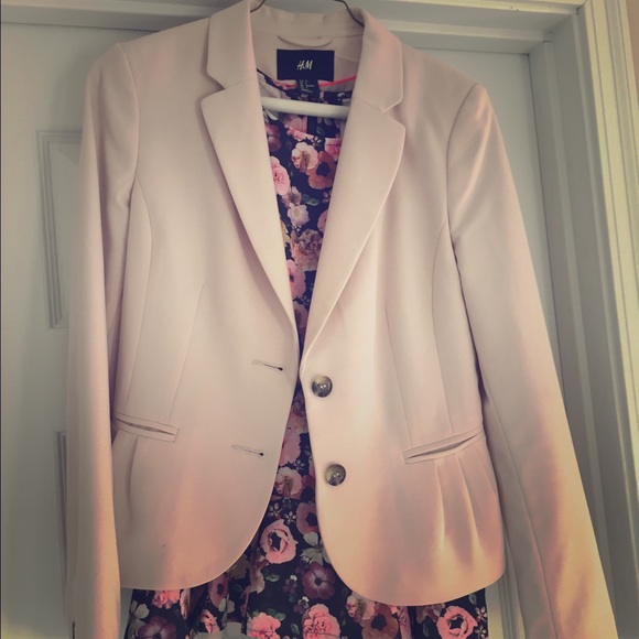 Combo, blazer and peplum top