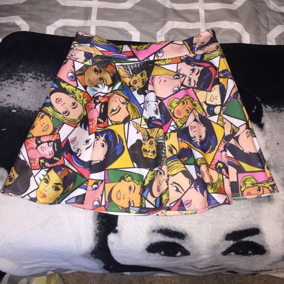 Comic book skirt