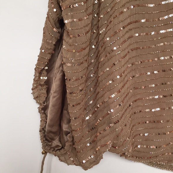 Gold sequined Lotta Stenson bolero - Picture 3 of 3