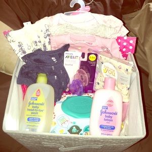 Welcome baby basket