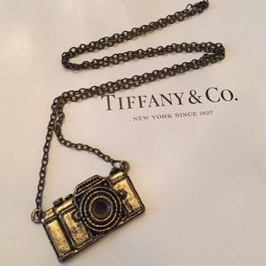 Brass Camera Necklace