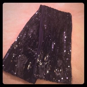 Sequined infinity scarf