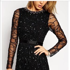 Needle & Thread Irridescent Tulle Maxi Dress