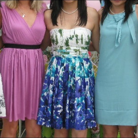 Strapless Floral Dress - Picture 6 of 6