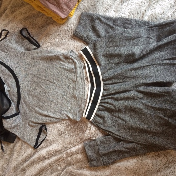 Crop top sweatsuit