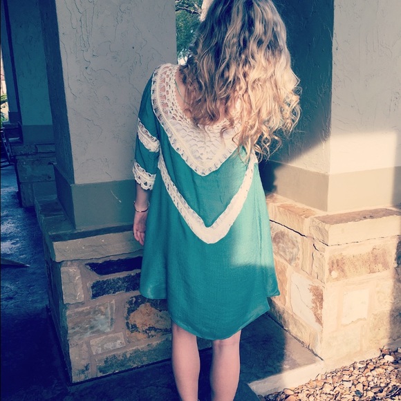 💙host pic Last one ! Crochet V Neck Dress - Picture 3 of 4