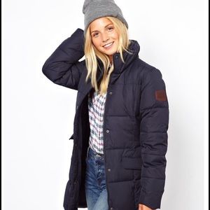 Puffa from ASOS long belted coat
