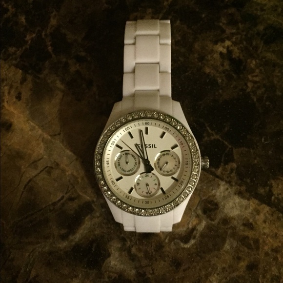 ON HOLD Authentic Fossil Brand White Watch