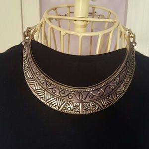 UO NW/OT- Silver tribal Statement Choker